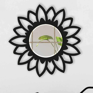 Espejo de Pared de Metal Hecho a Mano con Diseño Floral Moderno, Espejos de Barbería de Alta Calidad para Bodas, Mejor Precio en India - Product Image 6