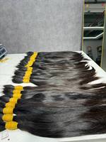 Extensions de Cheveux Humains Vierges Vietnamiens de Qualité Luxe, 100g en Gros, 30 Pouces, Ondulation Naturelle, Couleur Marron, Super Double Drawn, Soyeux