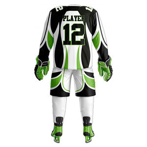 Uniformes de Hockey sobre Hielo y Hockey sobre Césped Personalizados para Hombre, Conjuntos con Cuello en V, Ropa Deportiva para Prácticas al Aire Libre, Servicio OEM, Ecológicos, de Secado Rápido - Product Image 2