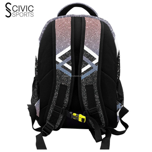 Mochila de viaje para estudiantes con purpurina para ordenador portátil personalizada, mochila para mujeres y niños, bolsa de animación con purpurina, Mochila deportiva de viaje brillante - Product Image 6