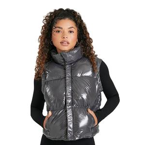 Vente directe usine – Nouveauté : Gilet d'hiver sans manches pour femme, personnalisé, en tricot matelassé, respirant, doublé laine, épais - Product Image 6