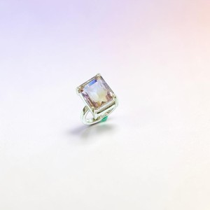 Bagues en argent facettées avec pierre d'amétrine, qualité supérieure, argent 925 estampillé, faites à la main, coupe baguette, prix de gros - Product Image 2