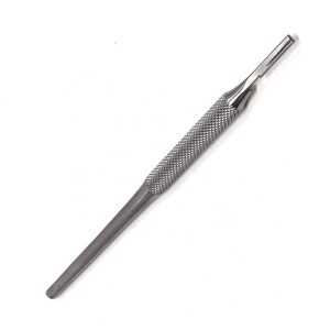 ผ่าตัดและทันตกรรมสแตนเลสที่กำหนดเองทำ Scalpel จับสำหรับขาย/โลโก้ที่กำหนดเองนำกลับมาใช้ใหม่ Scalpel ทันตกรรม - Product Image 1