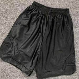 Ensemble deux pièces streetwear pour homme, tricoté et brodé sur mesure, en polyester et coton respirant, col rond, tissu épais, couleur unie, été - Product Image 3