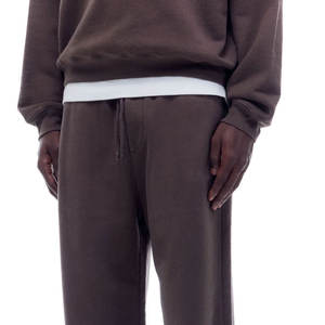 Pantalon de survêtement unisexe modèle personnalisé Pantalon de survêtement d'hiver pantalon de survêtement d'hiver en tricot élastique de taille moyenne logo personnalisé - Product Image 3