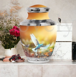 Urna de cremación clásica para cenizas de seres queridos, urna conmemorativa grande y majestuosa para cenizas humanas, recuerdo decorativo, tributo funerario. - Product Image 6