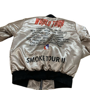 Chaqueta Varsity de Satén Personalizada, Chaqueta Varsity de Satén Hecha a Medida, Chaqueta Varsity de Béisbol de Satén, Ropa Deportiva, Chaquetas con Cierre de Cremallera de Satén para Hombre - Product Image 6