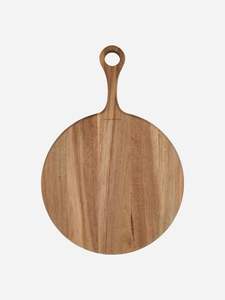 Planches à découper en bois exclusives, simples et attrayantes, pour la cuisine et la table à manger, vente en gros, nouvelle arrivée, forme ronde - Product Image 4