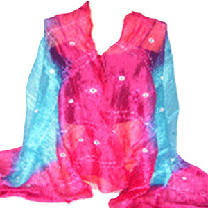 Elegantes Pañuelos Tie Dye Bandhani para Mujer, Tradicionales, Étnicos, Hechos a Mano, Estampados, Ligeros, Suaves, Transpirables y con Estilo - Product Image 6