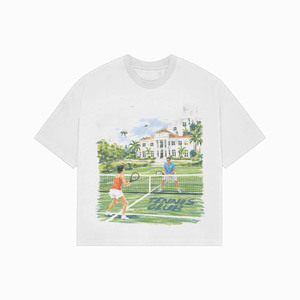 Camiseta Oversize 240 GSM de Algodón Premium Suave y Transpirable Blanca con Estampado Gráfico DTG y Logotipo Personalizado 100% algodón para hombre, corte holgado - Product Image 2
