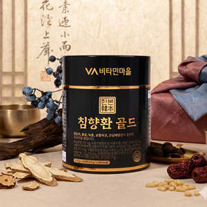 เกาหลี วิตามินวิลเลจ ยาเม็ดกำมะถันกวางผสมกฤษณาทองคำ สมุนไพรโสมแดง สารต้านอนุมูลอิสระ เสริมสร้างพลังสำหรับผู้ใหญ่ - Product Image 2