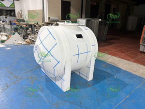 ถัง HDPE แบบ Rotomolded ขนาด 5000 ลิตร สำหรับของเหลวเคมีอุตสาหกรรม - Product Image 3