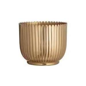 Macetero de metal con acabado dorado al por mayor para decoración de interiores de lujo a precio económico - Product Image 5