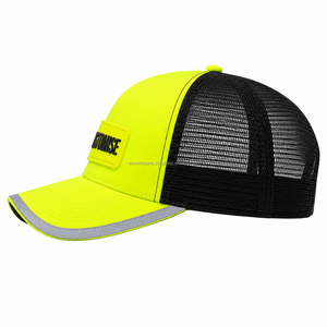 Casquette de camionneur personnalisée avec logo pour hommes, casquette snapback à 5 panneaux avec dos en mesh, casquette de baseball brodée, vente en gros directe d'usine - Product Image 2