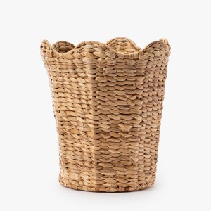 Cestas organizadoras de jacinto de agua festoneadas para juguetes y ropa, elegantes cestas de almacenamiento - Product Image 1