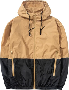 Veste coupe-vent en polyester personnalisée, style vintage rétro, imperméable, pour hommes, prix de gros, OEM, respirante - Product Image 2