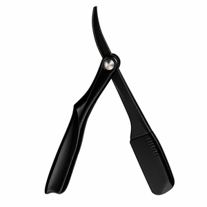2 Pcs Electroplating Single Blade <b>Razor</b> Manual Barber Straight <b>Razor</b> Shaving Knife Shave Beard <b>Razor</b> for <b>Men</b> - Product Image 4