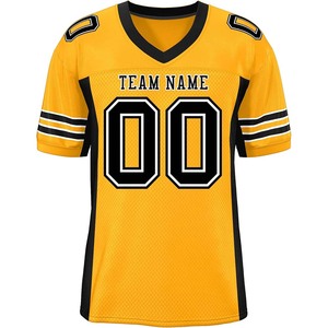 Camiseta de Fútbol Americano, Tejido Interlock, Sublimación, Logotipo Personalizado, Proveedor OEM, Ropa Deportiva Transpirable y Duradera - Product Image 3