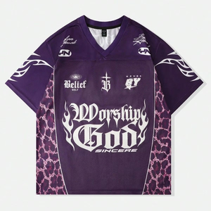 Maillot de sport personnalisé en tissu polyester respirant pour le football, le soccer, le basketball, entraînement et matchs - Product Image 1