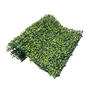 Pannelli Decorativi in Erba Sintetica Milan Grass 40 X 120 Pollici, Recinzione in Edera Artificiale Anti-UV per Interni ed Esterni, Pannello Verde CO Boxwood - Product Image 1