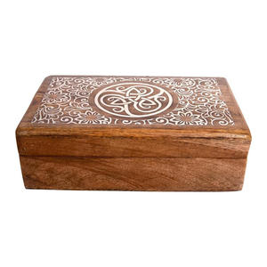 Budget Friendly Handmade Wooden Keepsake <b>Box</b> for Jewelry, Wedding <b>Memories</b>, Special Gifts and Small Accessories - Product Image 4
