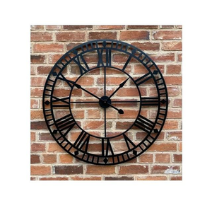 Reloj de Pared Decorativo para Hotel y Hogar, Color Negro, Hecho a Mano, Diseño Único, Gran Tamaño, Forma Perfecta, Reloj de Pared al por Mayor - Product Image 2