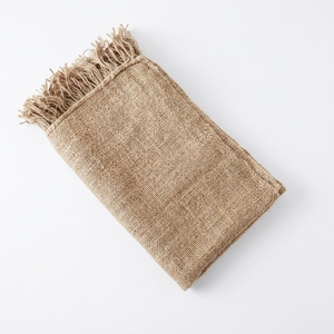Line Throw Jute Woven Soft Fabric Solid Long Lightweight Decorative Throw <b>Blanket</b> Home Textile Scarves <b>Shawls</b> Sofa Boys Girls - Product Image 1