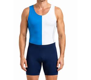 Completo Sportivo <span class=keywords><strong>Uomo</strong></span> Eoin Winston: Canotta e Pantaloncini da Canottaggio con Scollo a V, Eco-Friendly, Asciugatura Rapida Frontale, Anti-Restringimento, con Cappuccio, 100% - Product Image 1