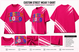T-shirt streetwear surdimensionné de qualité supérieure, broderie personnalisée, tee-shirt graphique, fabricant de vêtements personnalisés - Product Image 5
