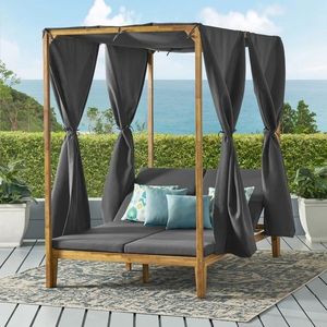Cama de Día con Toldo KENZIE, Elegante Pérgola y Gazebo - Product Image 1