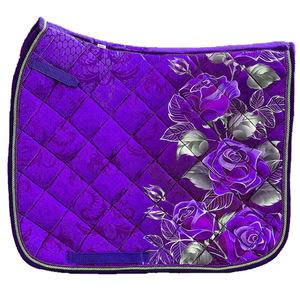 Almohadilla de satén para silla de montar de salto, de alta calidad, de color liso, personalizable, cómoda, de espuma de polialgodón, la más vendida. - Product Image 3