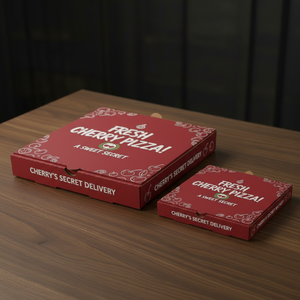 กล่องพิซซ่าพิมพ์ลายตามสั่ง เป็นมิตรกับสิ่งแวดล้อม บรรจุภัณฑ์ส่วนบุคคลสำหรับร้านอาหาร บรรจุภัณฑ์สำหรับส่งพิซซ่า - Product Image 5