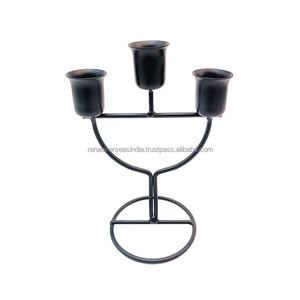 Bougeoir moderne en métal, élégant et durable, idéal pour les repas à la maison et l'ambiance festive au prix du marché du grossiste - Product Image 5