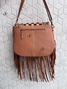 Bolso de mano con flecos para mujer, tallado a mano, de cuero, estilo gitano bohemio, hecho a mano, de cuero auténtico, estilo occidental, multiusos. - Product Image 3