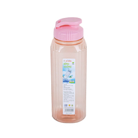 Bouteille d'eau sport 1100 ml en PP écologique, anti-corrosion, avec bouchon à vis et ouverture par pression, idéale pour le VTT et l'entraînement en salle de sport