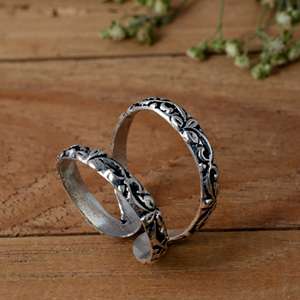 SHYAM JEWELRS Luxury 925 Sterling Silver Filigree Arthritis Splint <b>Ring</b>-<b>Adjustable</b> Swan Neck PIP/DIP Joint Support - Product Image 4