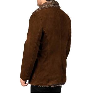 Abrigo de Cuero Premium con Forro de Piel para el Invierno, Diseño Elegante y Comodidad Superior para un Estilo Moderno en Clima Frío para Hombres - Product Image 5