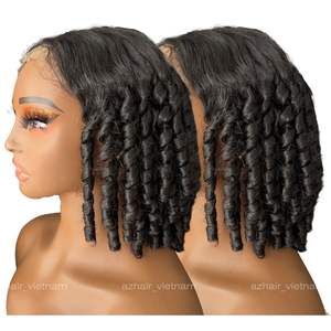Perruque ondulée Funmi de haute qualité à prix abordable, nouvelle arrivée, pour femmes, extensions de cheveux vietnamiens bruts non traités, plusieurs longueurs, pur. - Product Image 4