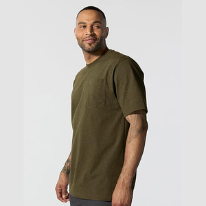 High Quality Cotton T-Shirt For Men <b>Blank</b> Heavy <b>Weight</b> Oversized T Shirt O Neck OEM Trending T Shirt 100% Cotton Shirts - Product Image 6