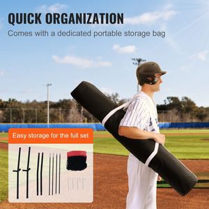 Rete Portatile 7x7 piedi per Allenamento di Baseball e Softball: Attrezzatura per Battuta, Ricezione, Lancio e Protezione Posteriore - Product Image 4