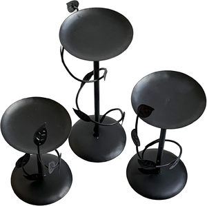 Candelabros Decorativos de Acero Negro para Centro de Mesa, Comedor, Sala de Estar - Product Image 5