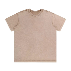 T-shirts personnalisés unisexes de haute qualité 100% coton, mode été, t-shirts personnalisés pour hommes, vente en gros de t-shirts unis pour hommes - Product Image 3