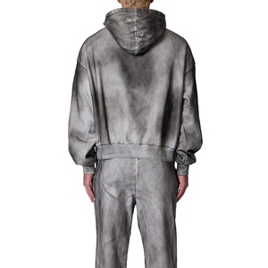 Vente en gros PRO ENTERPRISES 100% Coton Polaire Lourd 420gsm Respirant Surdimensionné Casual Hoodies Front Logo Imprimé Personnalisé - Product Image 4