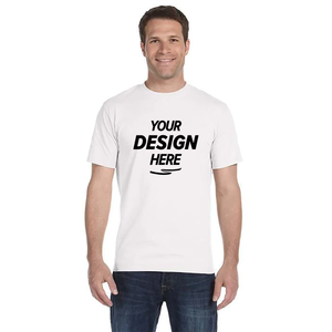 Camiseta de Manga Corta de Algodón Orgánico de Alta Calidad, Unisex, con Patrón de Letras Tejidas y Logotipo Personalizado para Hombre - Product Image 1