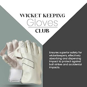 Gants de gardien de but de cricket personnalisés, légers, en cuir PU, avec une adhérence accrue, respirants, durables, protection des doigts - Product Image 3