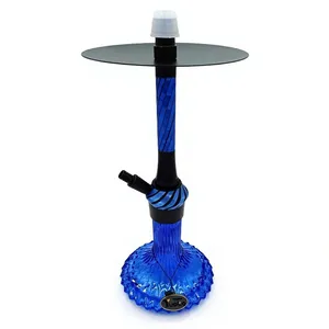Juego de SHISHA de Lujo YUOTO 2410-MOONLIGHT con Caja de Regalo |   Cachimba Portátil de Metal |   Venta al por Mayor Exclusiva de Fábrica - Product Image 1