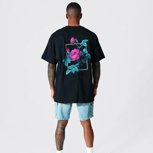 Camiseta Moderna de Algodón Grueso para Hombre, Talla Grande, con Logotipo Personalizado Serigrafiado, Diseño Gráfico - Product Image 2