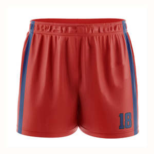 กางเกงขาสั้นฟุตบอลผู้ชาย ระบายอากาศได้ดี มีกระเป๋า กางเกงออกกำลังกาย ปิดด้วยเชือกผูก เอวผูกเชือก ผลิตจากผ้าโพลีเอสเตอร์ถักทอ 100% - Product Image 3