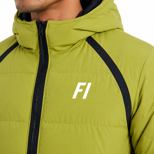 Unisex Premium Quality Thick Nylon Zipper Hooded Puffer Jacket Customized Winter Warm Bubble Men's Jackets Wholesale Supplier - Product Image 5