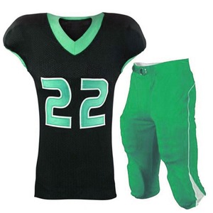 Maillot de football américain personnalisé en maille polyester, coupe ample, style streetwear, avec motif graphique, t-shirt surdimensionné à manches courtes, anti-humidité - Product Image 6